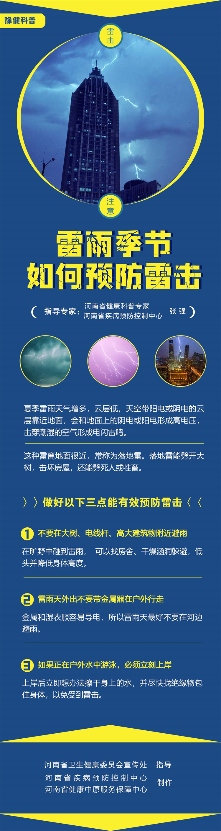 雷雨季節如何預防雷擊