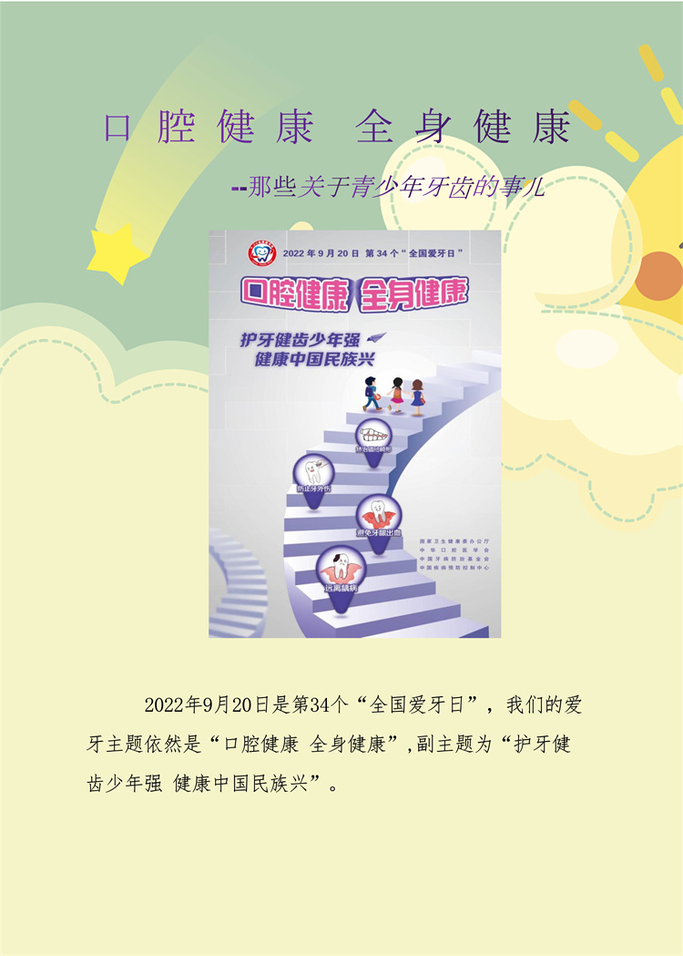 口腔健康 全身健康——那些關于青少年牙齒的事兒